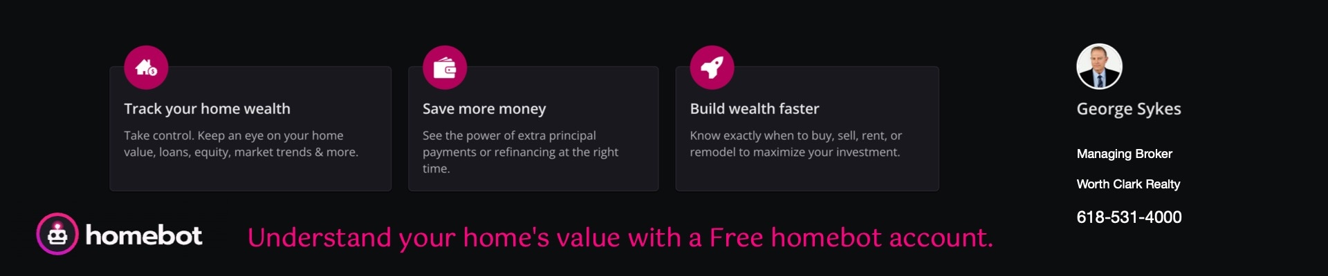 Free Homebot Home Valuation Account