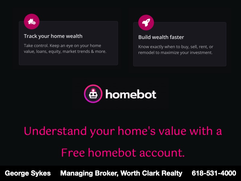 Free Homebot Home Valuation Account